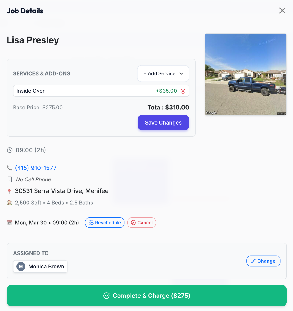 Automatic Upsells and Job Details